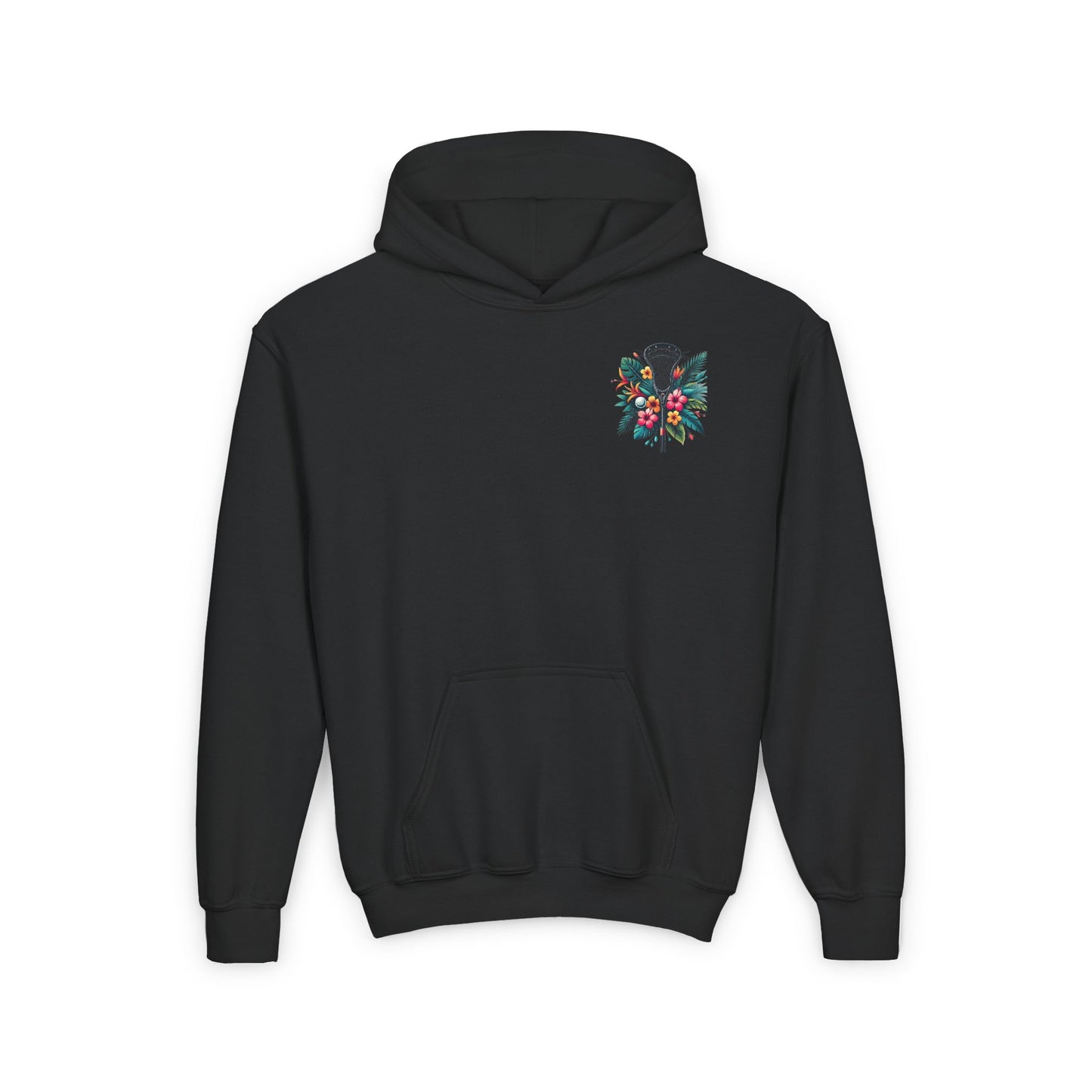 Youth Floral Lacrosse Hoodie