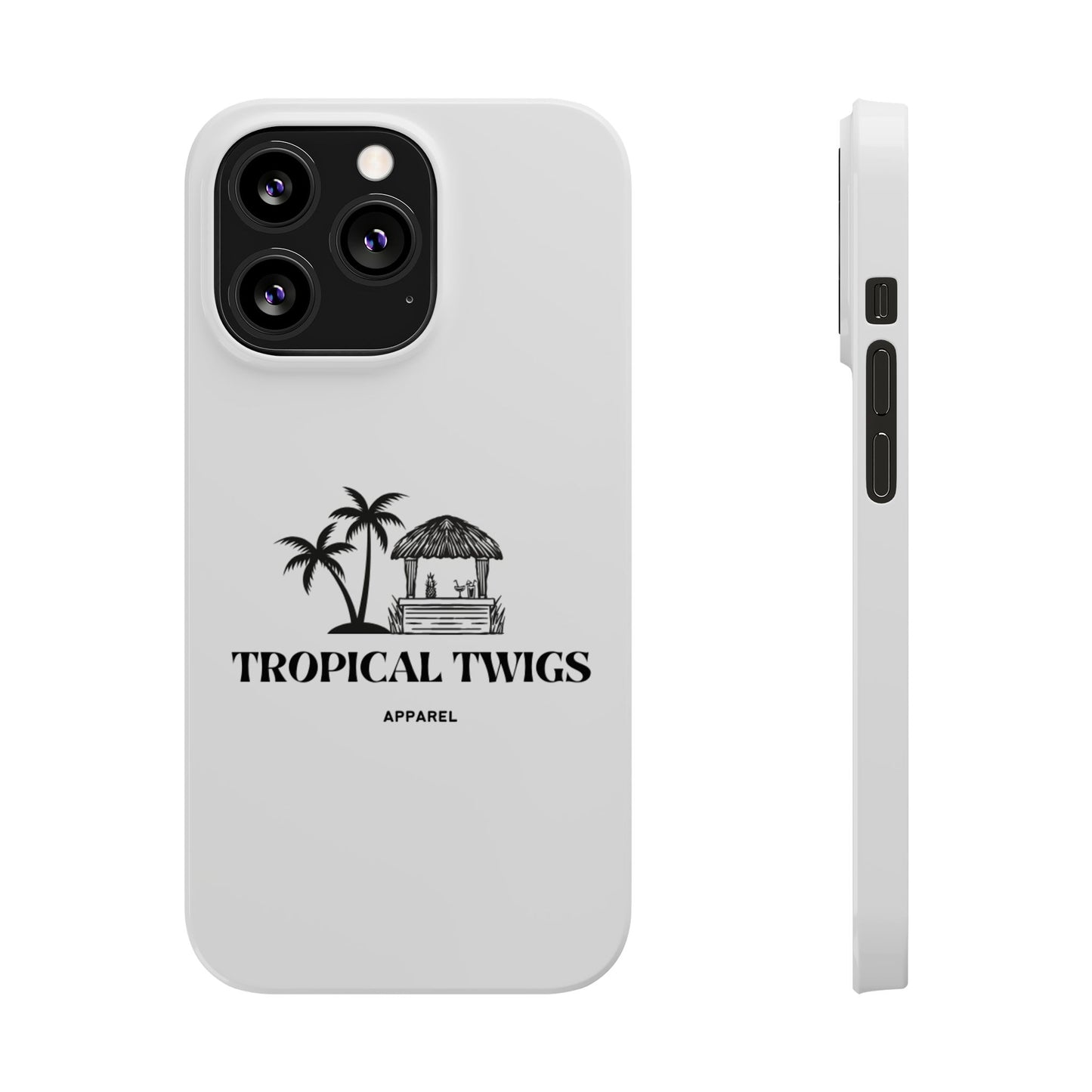 Tropical Twigs Slim Phone Case - Beach Vibes for Summer Adventures