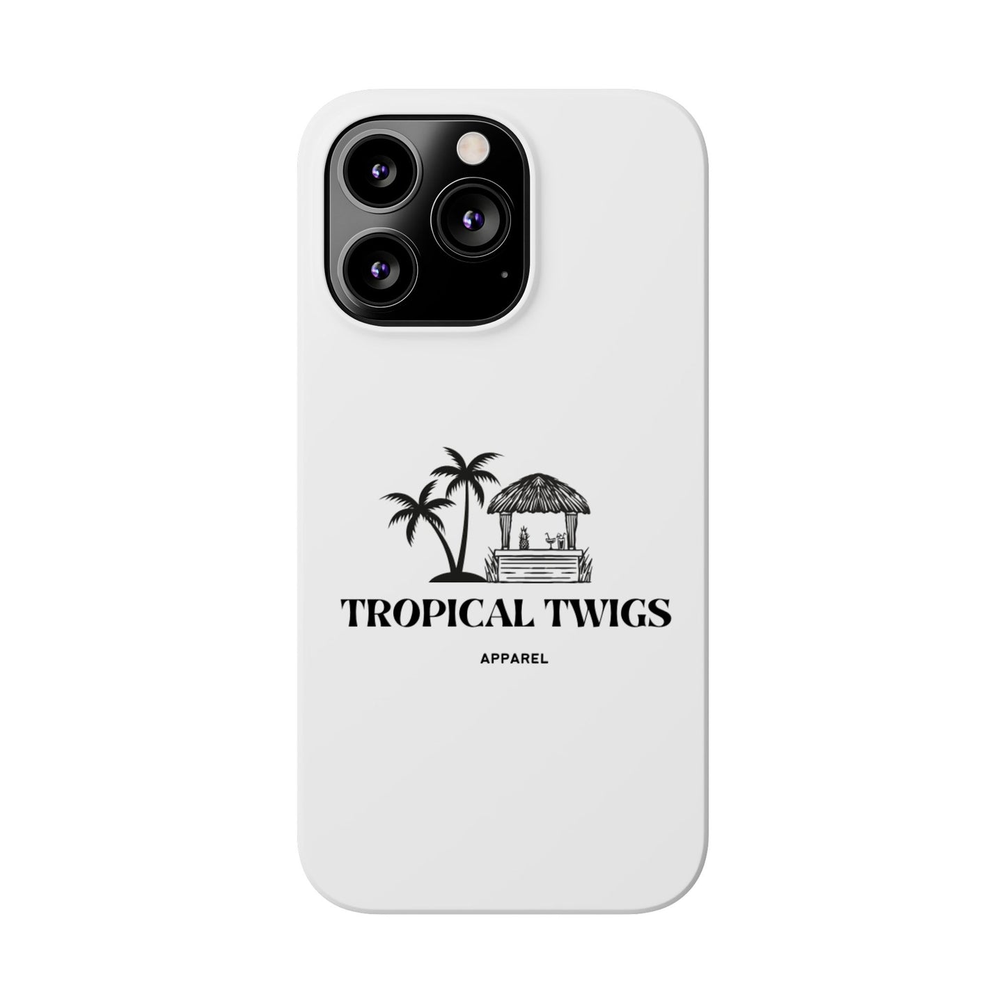 Tropical Twigs Slim Phone Case - Beach Vibes for Summer Adventures