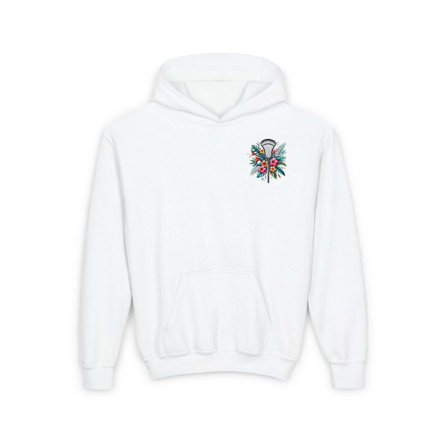 Youth Floral Lacrosse Hoodie
