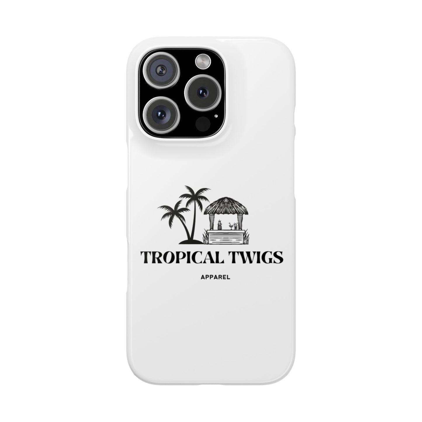 Tropical Twigs Slim Phone Case - Beach Vibes for Summer Adventures