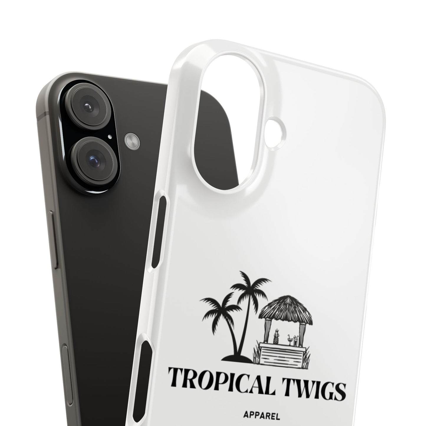 Tropical Twigs Slim Phone Case - Beach Vibes for Summer Adventures