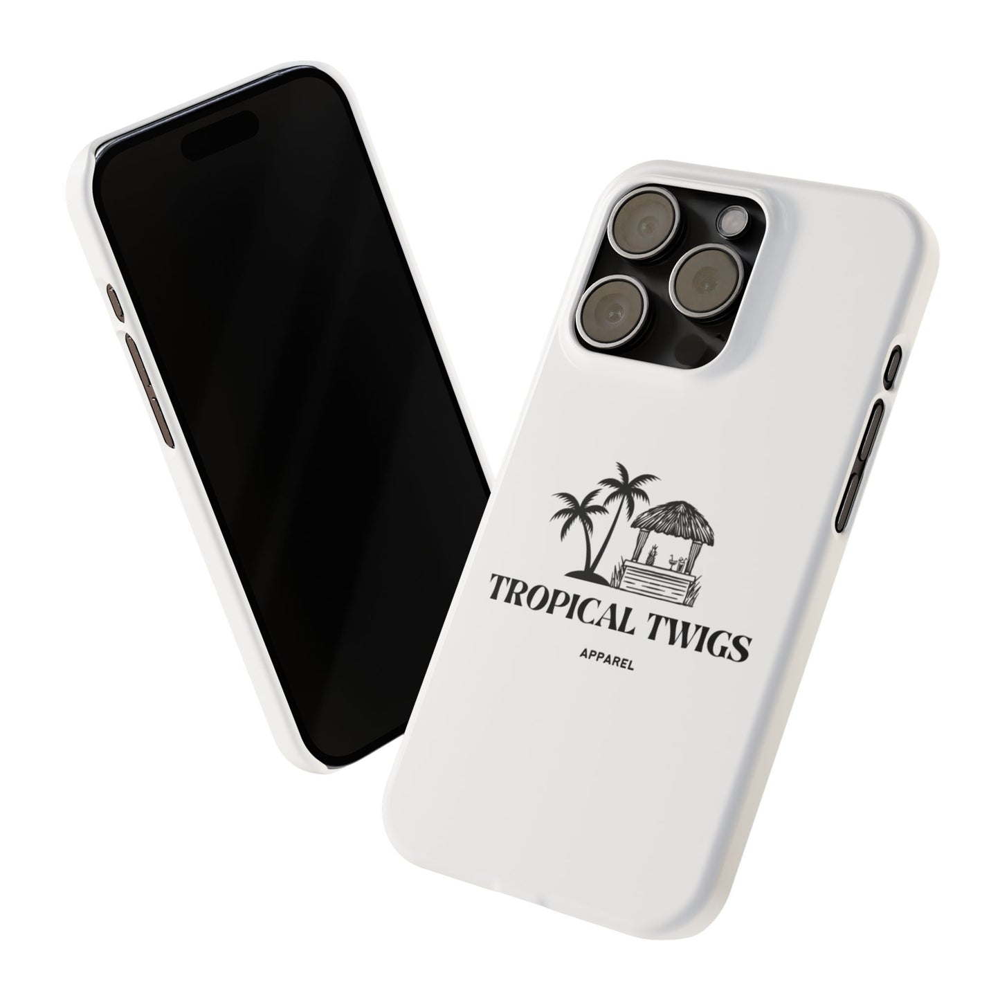 Tropical Twigs Slim Phone Case - Beach Vibes for Summer Adventures