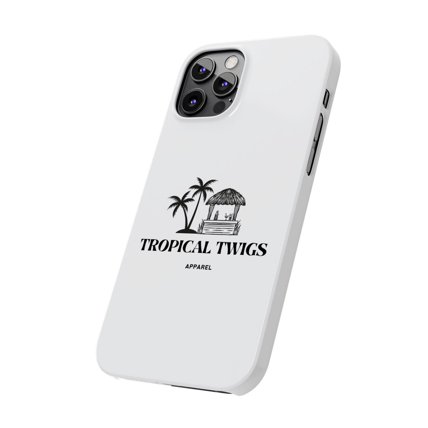 Tropical Twigs Slim Phone Case - Beach Vibes for Summer Adventures