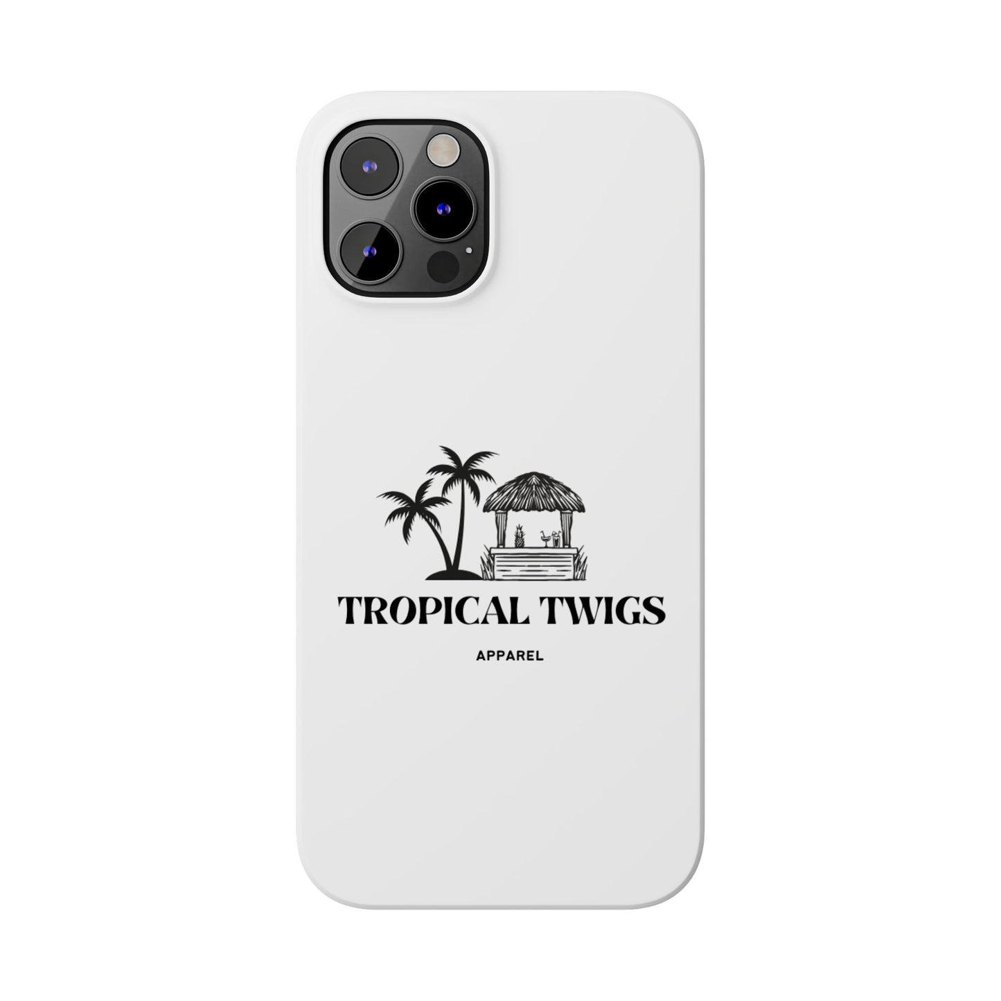 Tropical Twigs Slim Phone Case - Beach Vibes for Summer Adventures