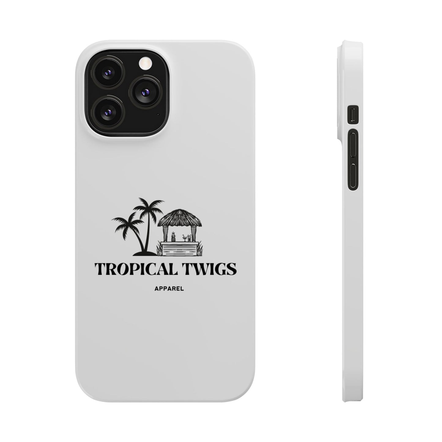 Tropical Twigs Slim Phone Case - Beach Vibes for Summer Adventures