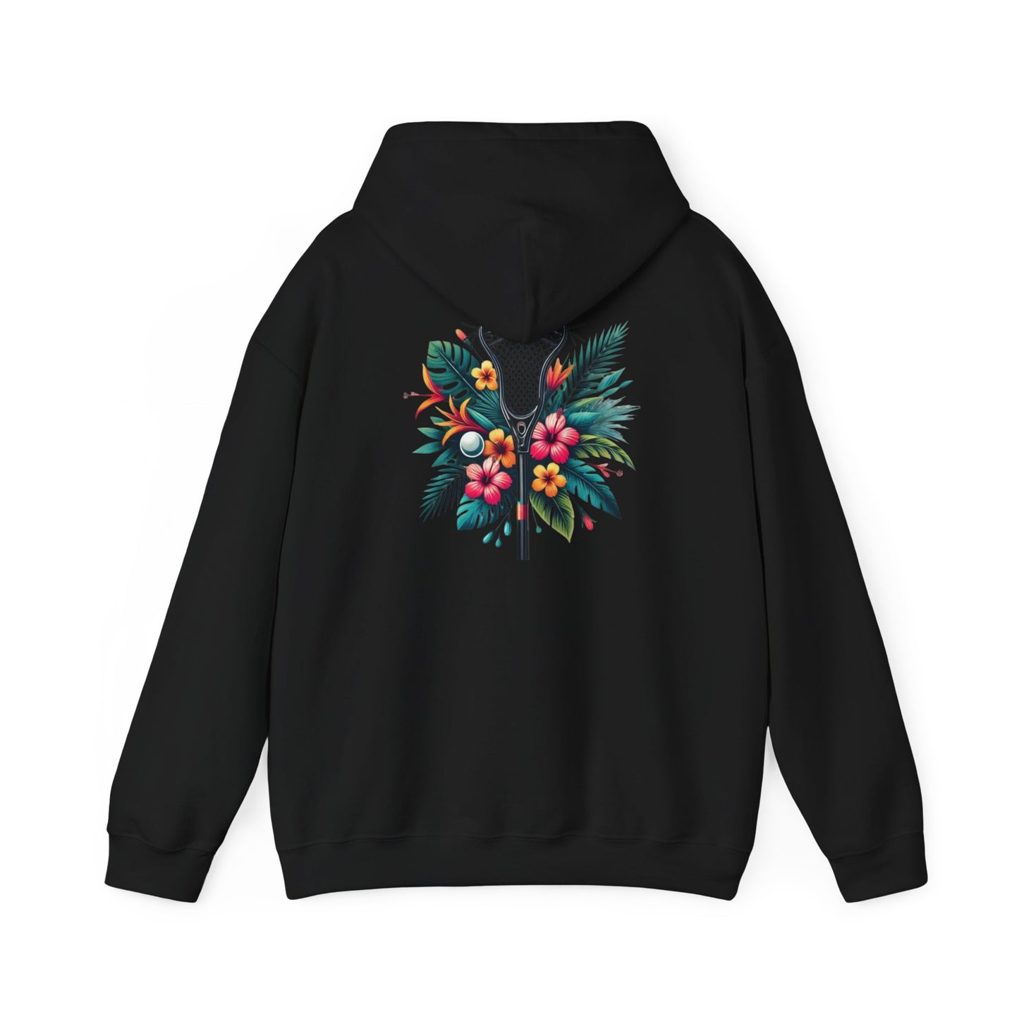 Tropical Floral Hoodie - Unisex Heavy Blend Sweatshirt for Casual Comfort