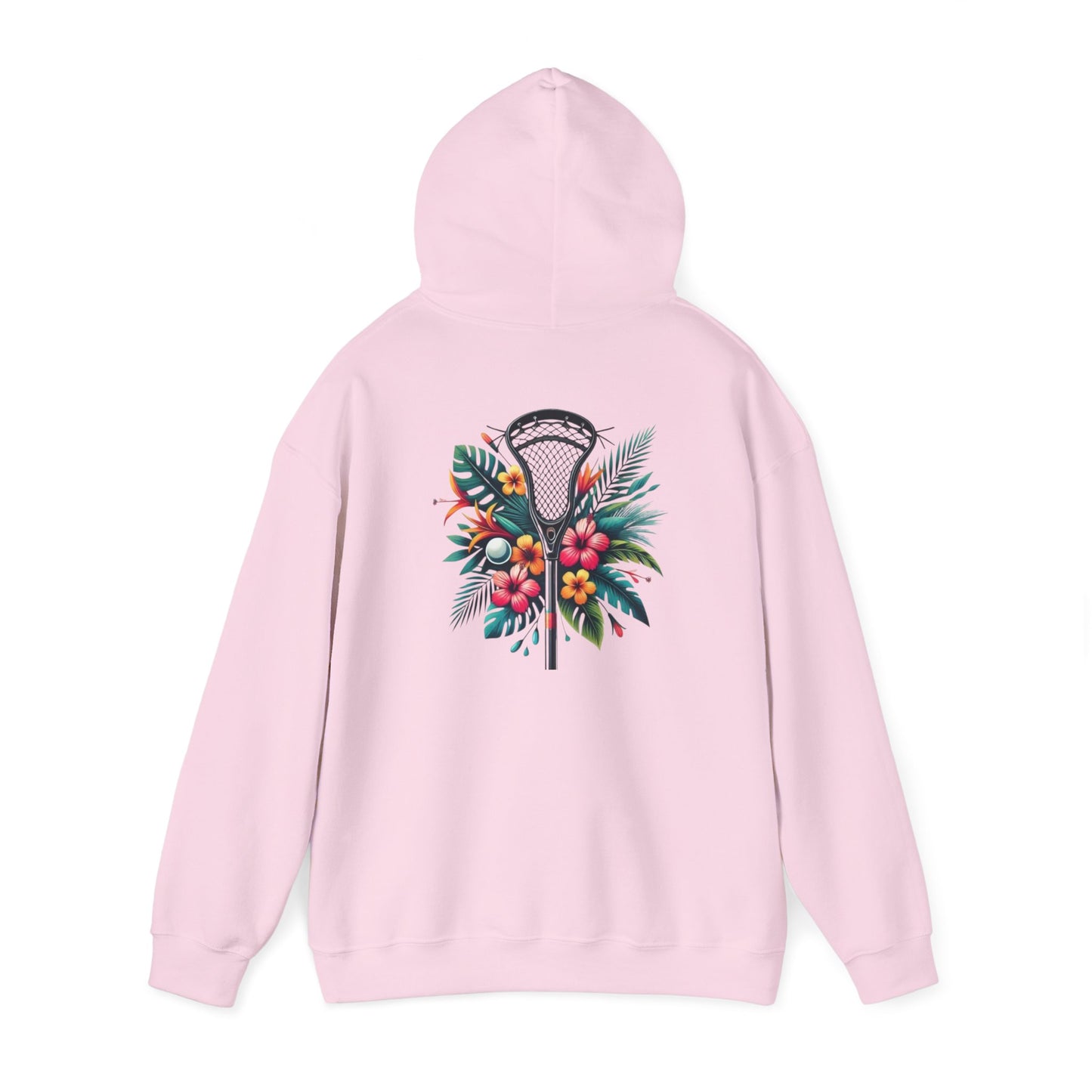 Tropical Floral Hoodie - Unisex Heavy Blend Sweatshirt for Casual Comfort