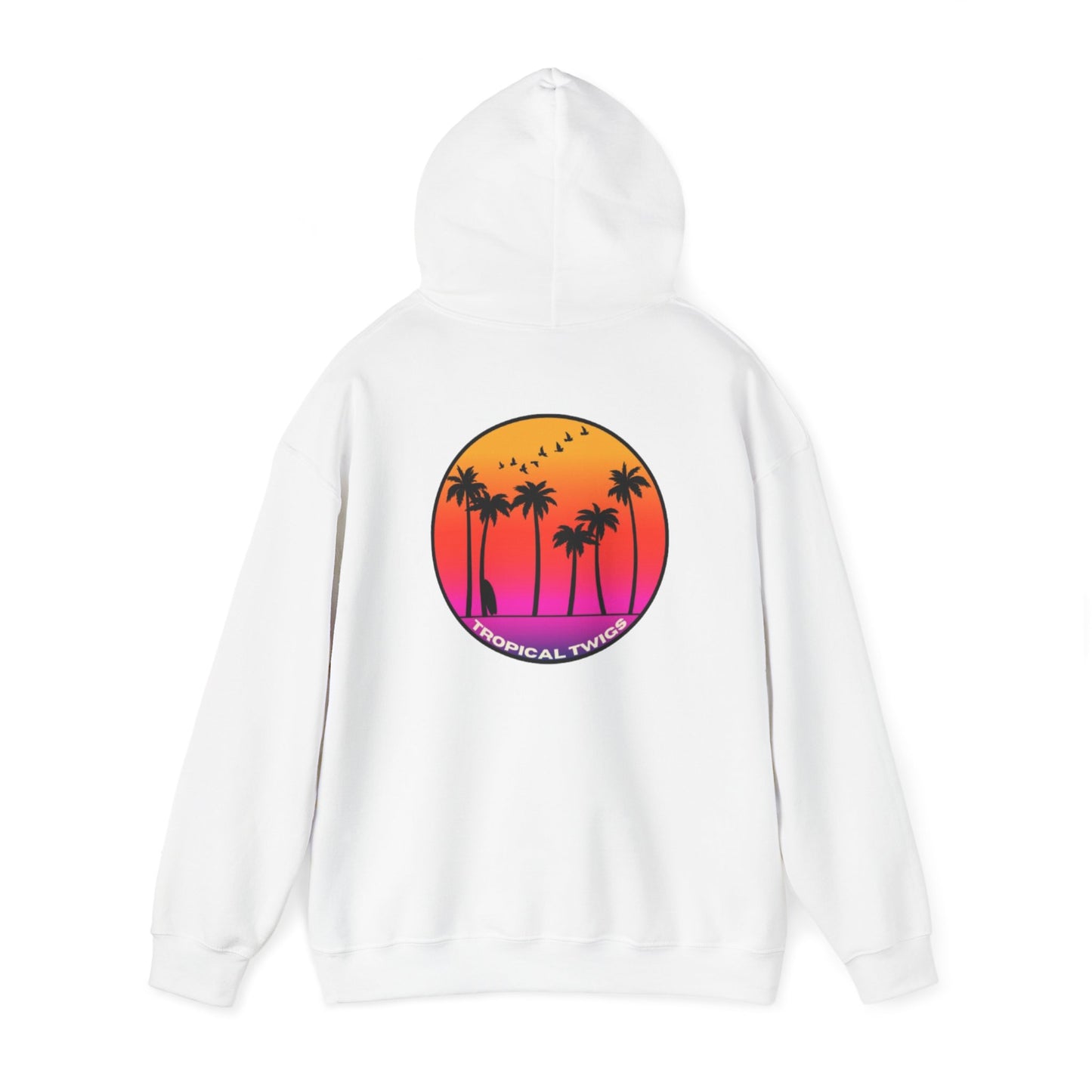 Tropical Twigs Unisex Hoodie – Perfect for Beach Lovers & Casual Days