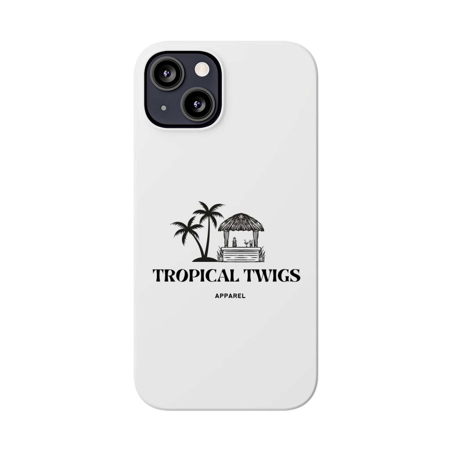 Tropical Twigs Slim Phone Case - Beach Vibes for Summer Adventures