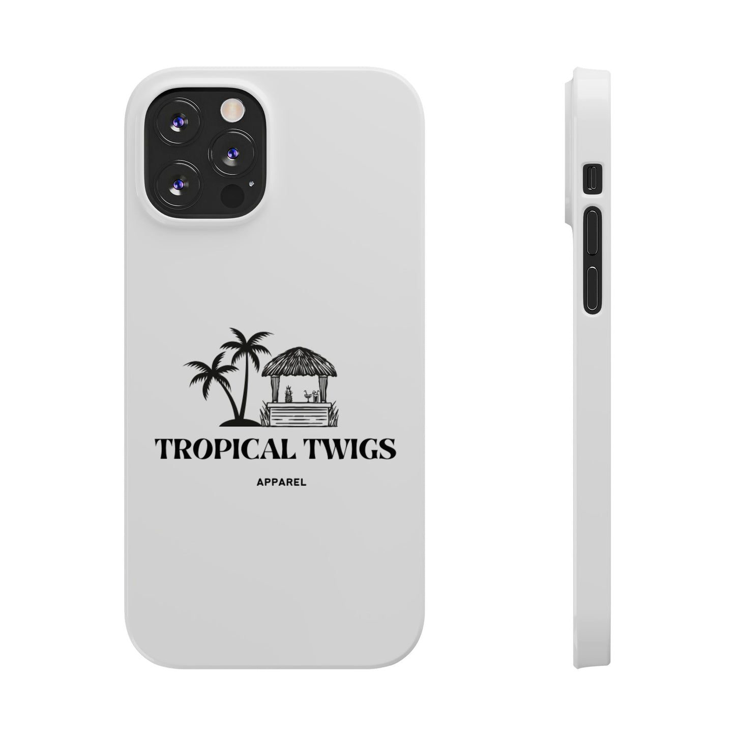 Tropical Twigs Slim Phone Case - Beach Vibes for Summer Adventures