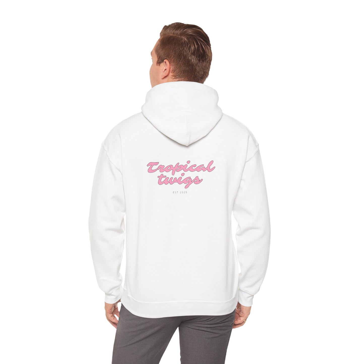 Tropical Twigs Unisex Heavy Blend Hoodie - Casual and Cozy Pullover for Everyday Wear