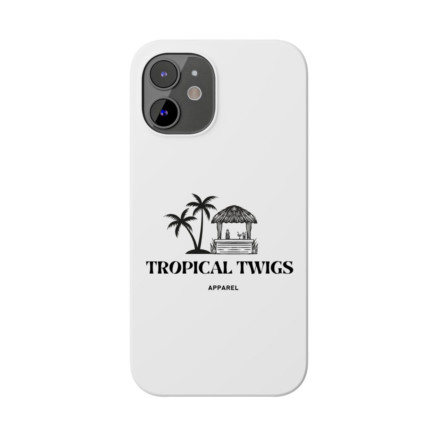 Tropical Twigs Slim Phone Case - Beach Vibes for Summer Adventures