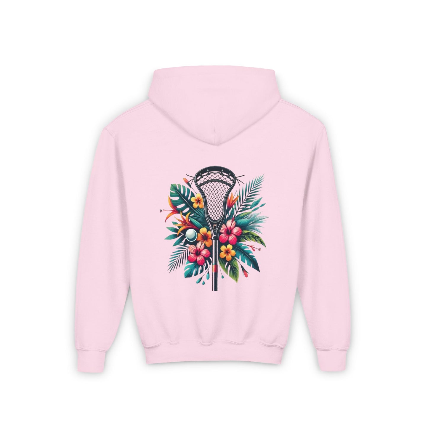 Youth Floral Lacrosse Hoodie
