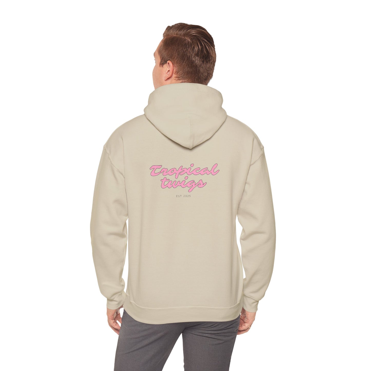 Tropical Twigs Unisex Heavy Blend Hoodie - Casual and Cozy Pullover for Everyday Wear