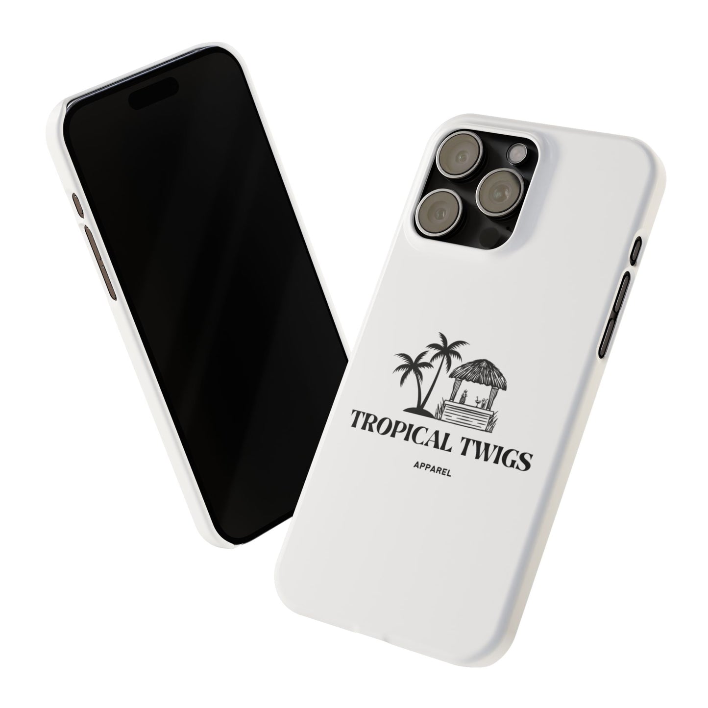 Tropical Twigs Slim Phone Case - Beach Vibes for Summer Adventures