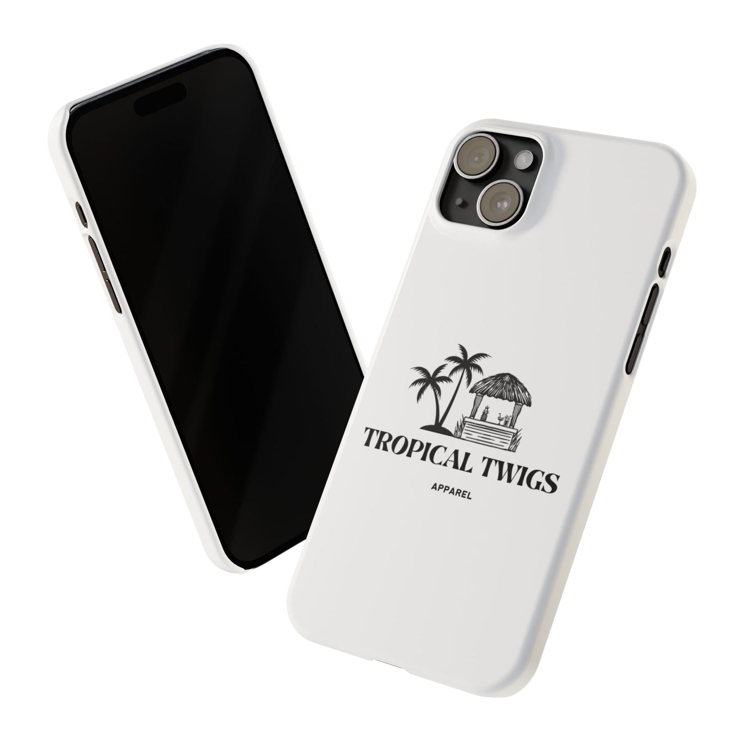 Tropical Twigs Slim Phone Case - Beach Vibes for Summer Adventures