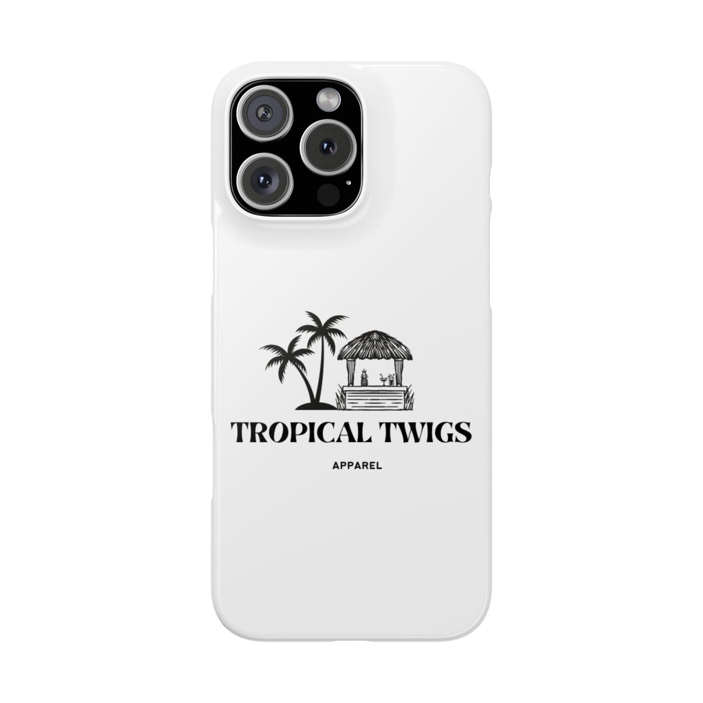 Tropical Twigs Slim Phone Case - Beach Vibes for Summer Adventures