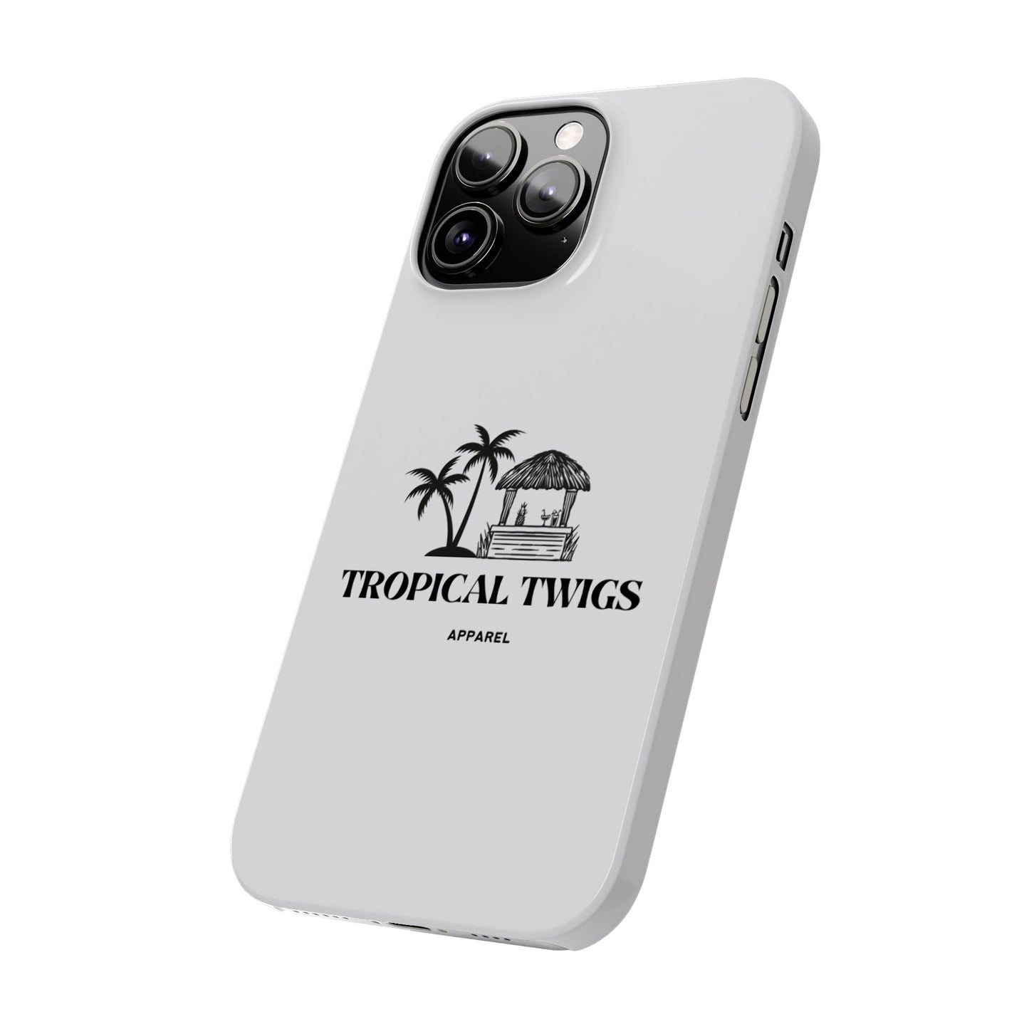 Tropical Twigs Slim Phone Case - Beach Vibes for Summer Adventures