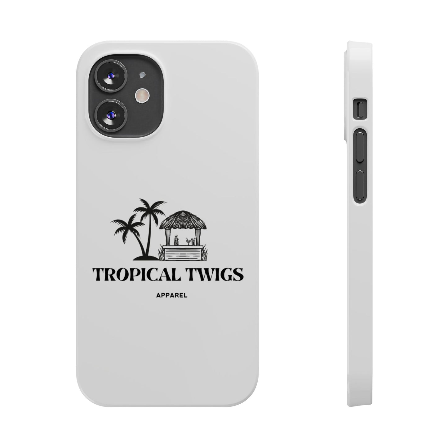 Tropical Twigs Slim Phone Case - Beach Vibes for Summer Adventures