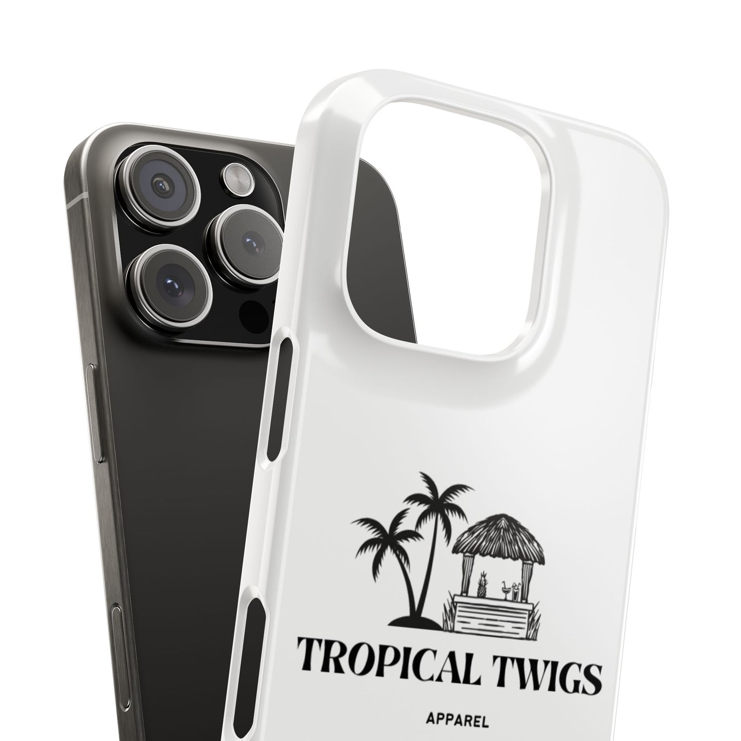 Tropical Twigs Slim Phone Case - Beach Vibes for Summer Adventures