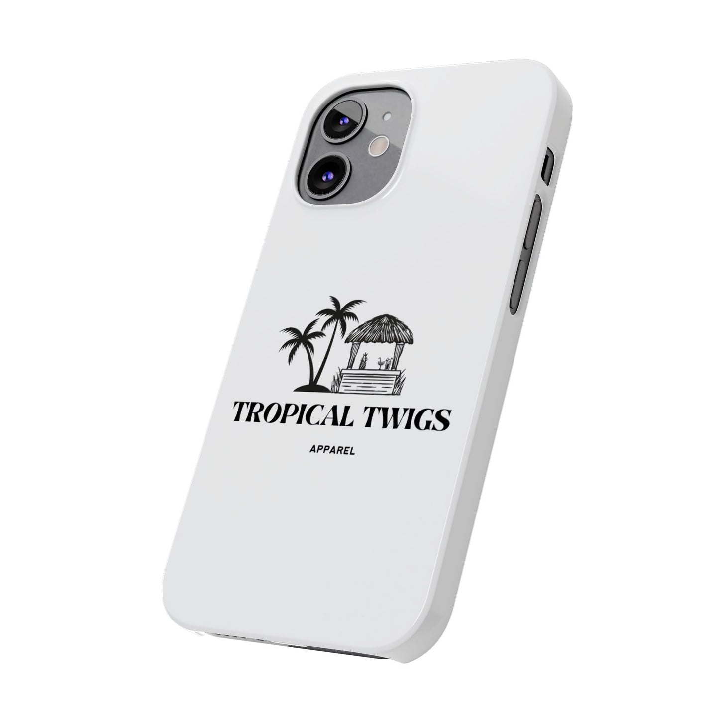 Tropical Twigs Slim Phone Case - Beach Vibes for Summer Adventures