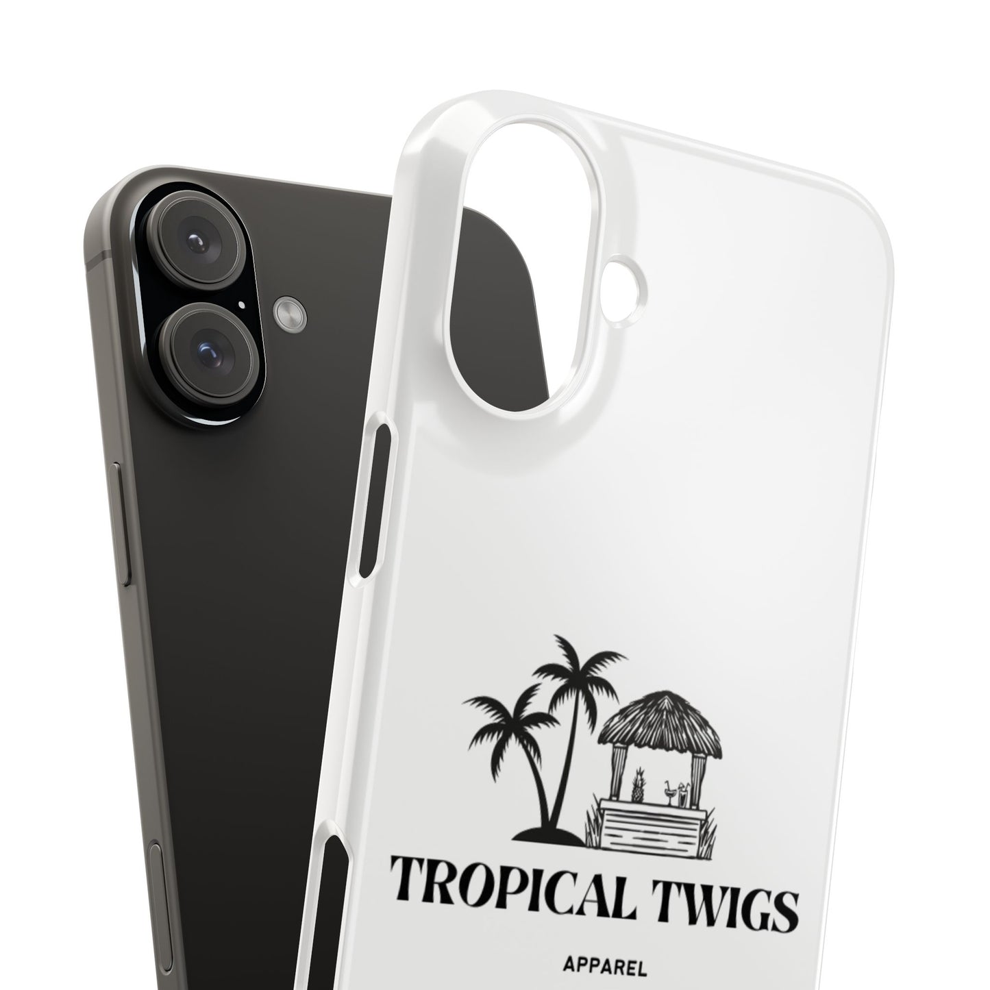 Tropical Twigs Slim Phone Case - Beach Vibes for Summer Adventures