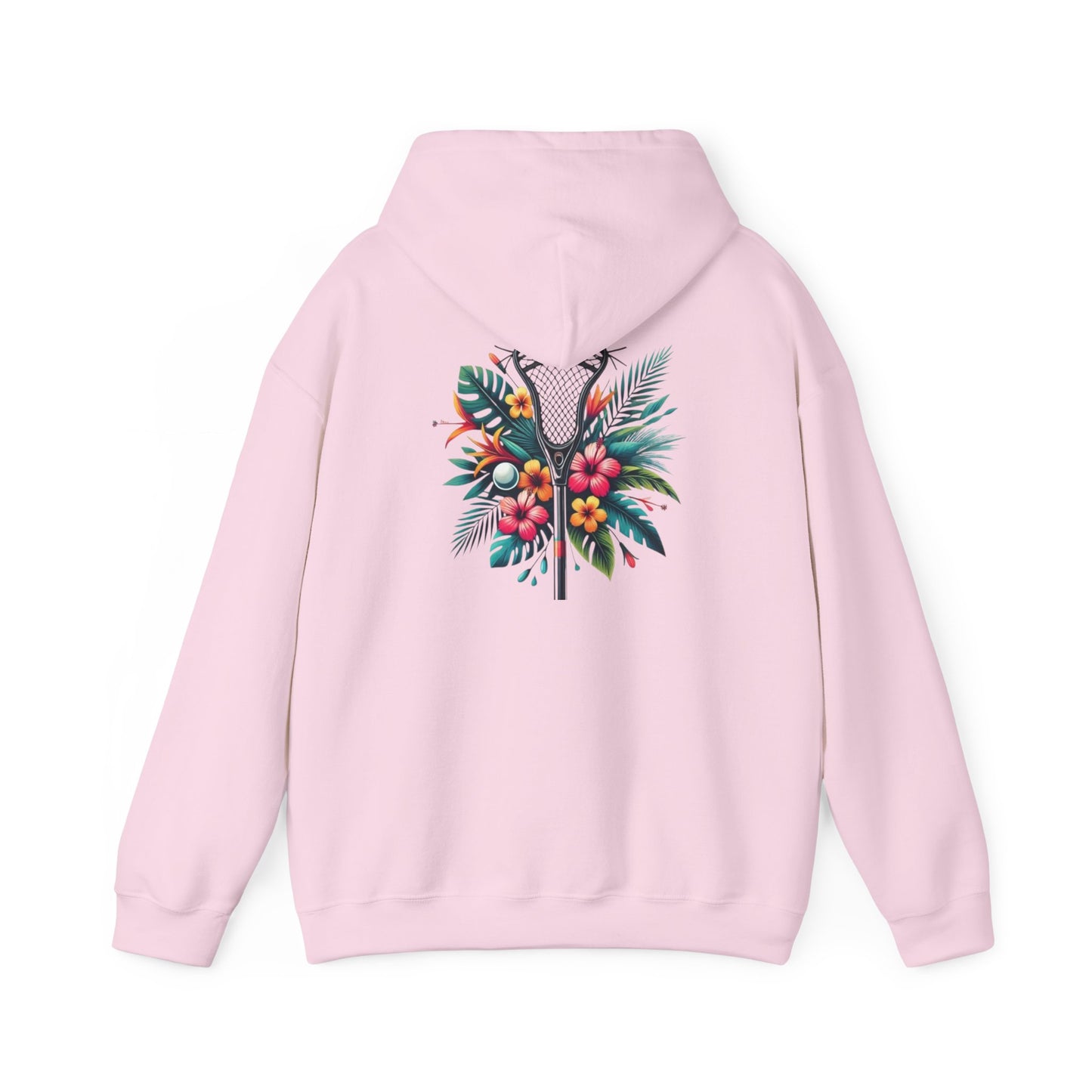 Tropical Floral Hoodie - Unisex Heavy Blend Sweatshirt for Casual Comfort