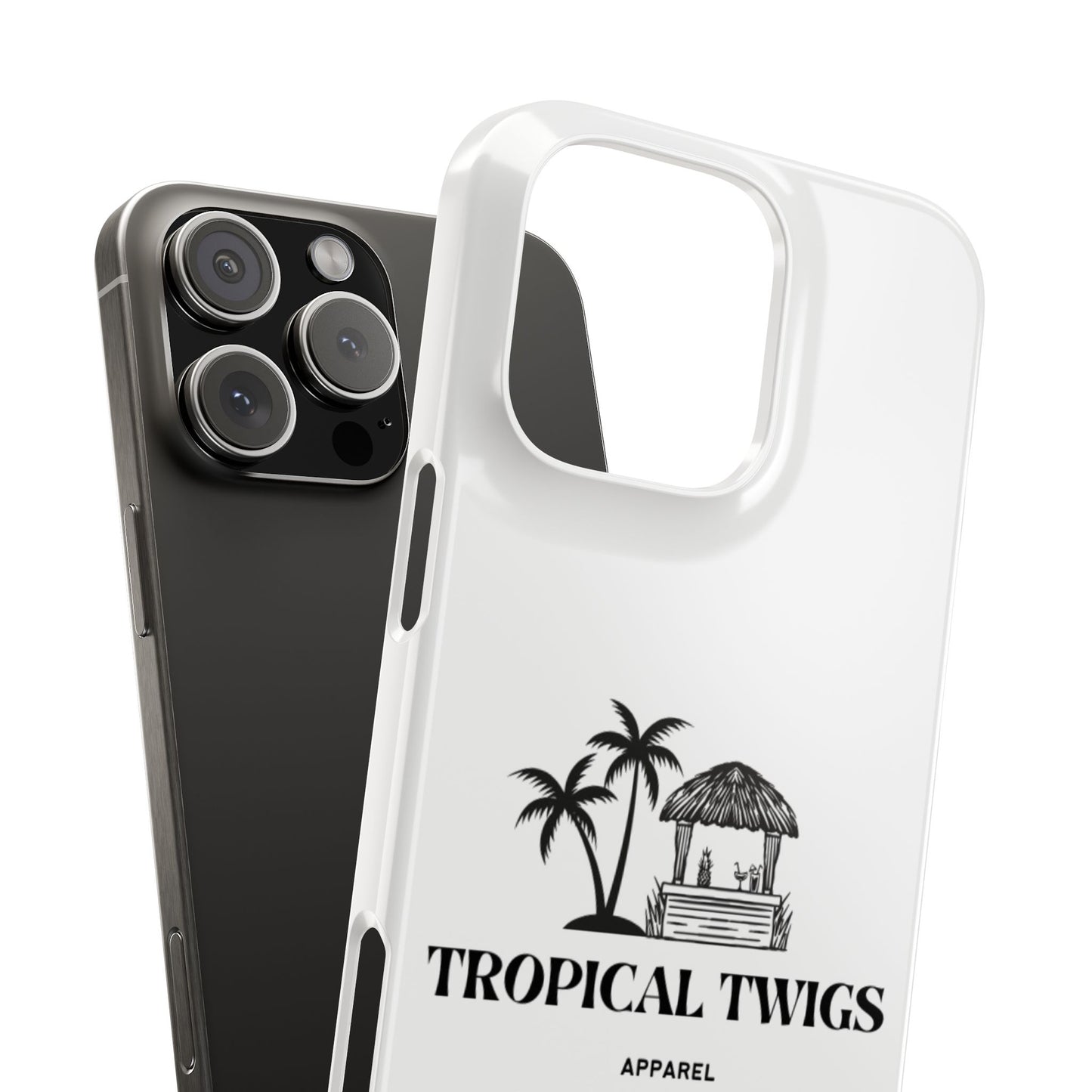 Tropical Twigs Slim Phone Case - Beach Vibes for Summer Adventures