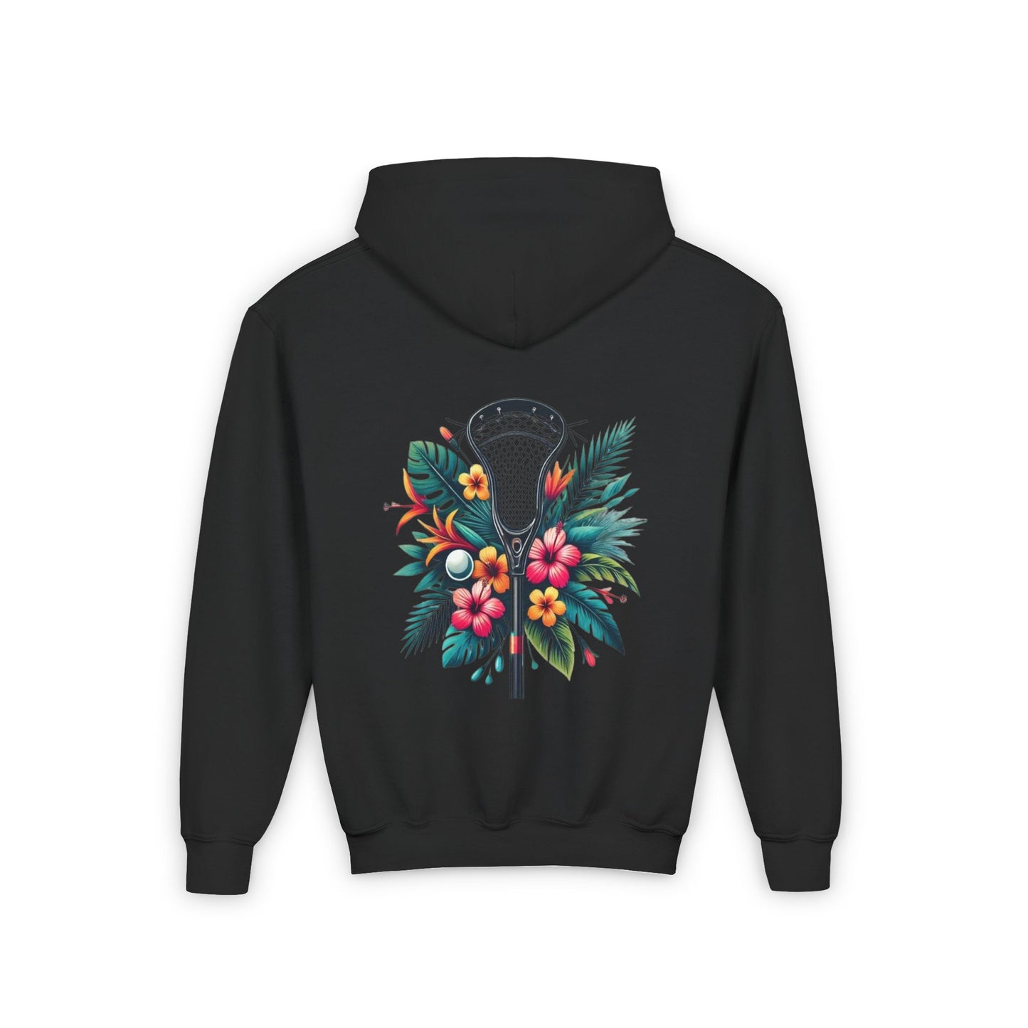 Youth Floral Lacrosse Hoodie