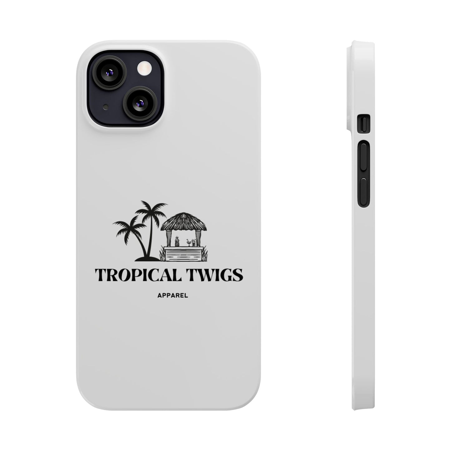 Tropical Twigs Slim Phone Case - Beach Vibes for Summer Adventures