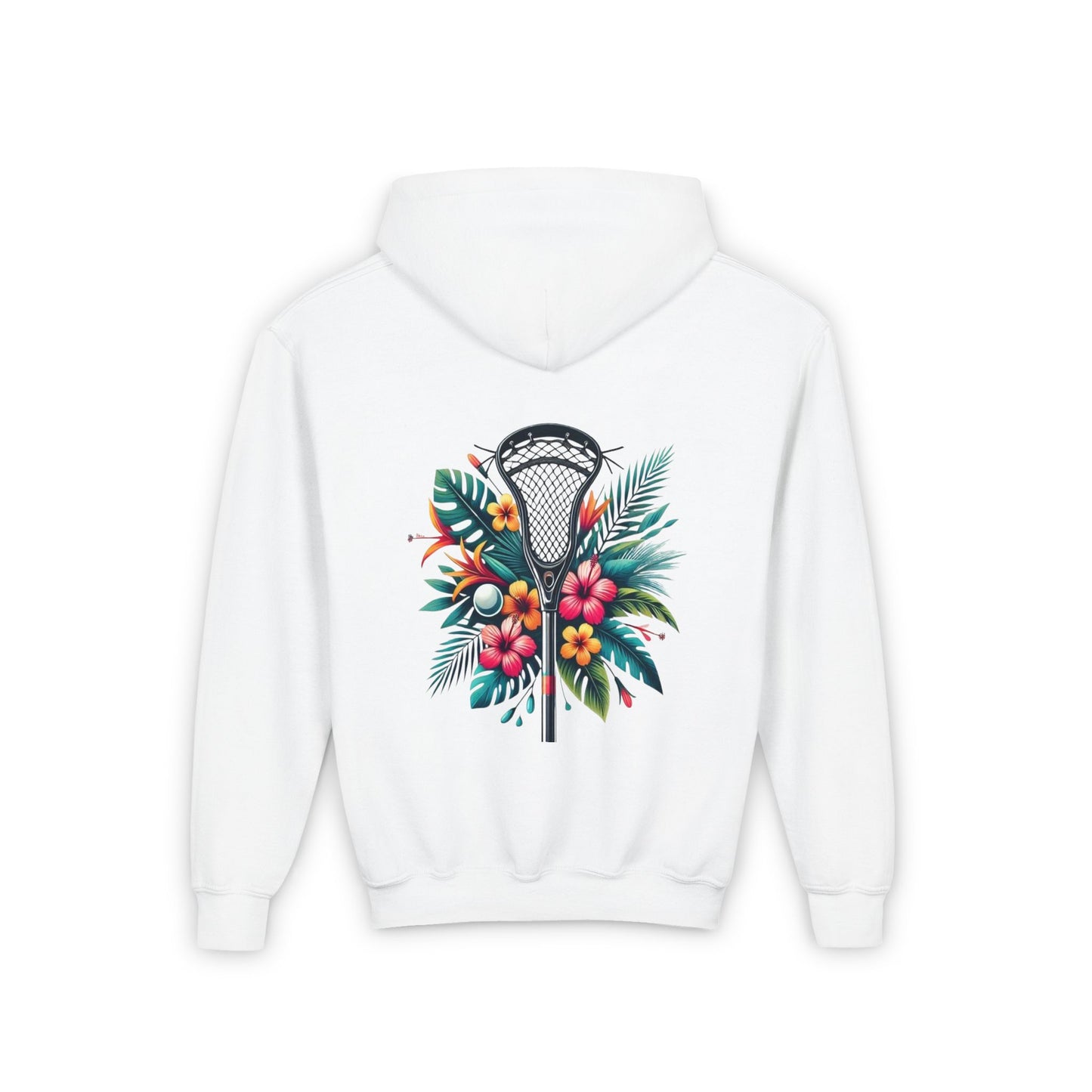 Youth Floral Lacrosse Hoodie