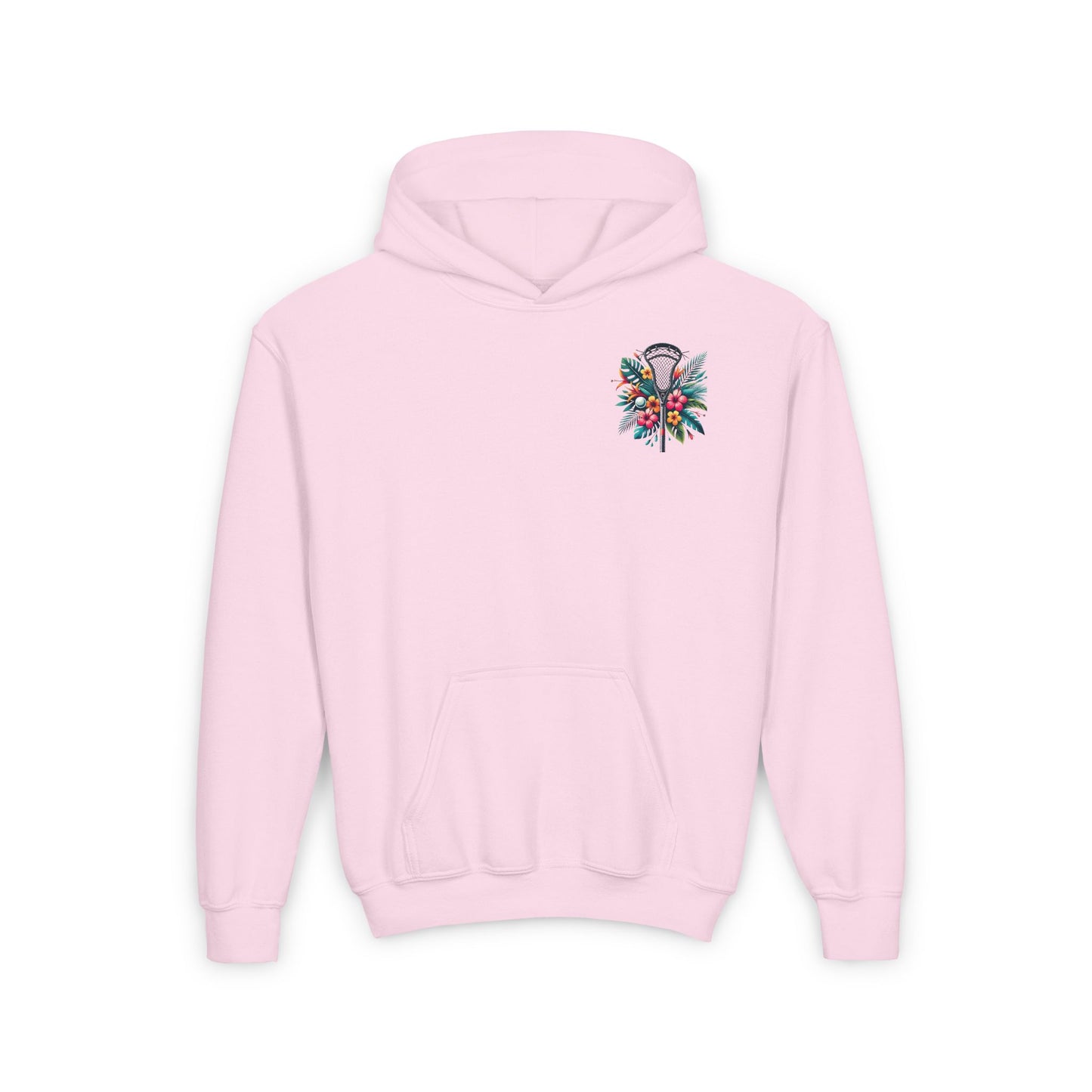 Youth Floral Lacrosse Hoodie