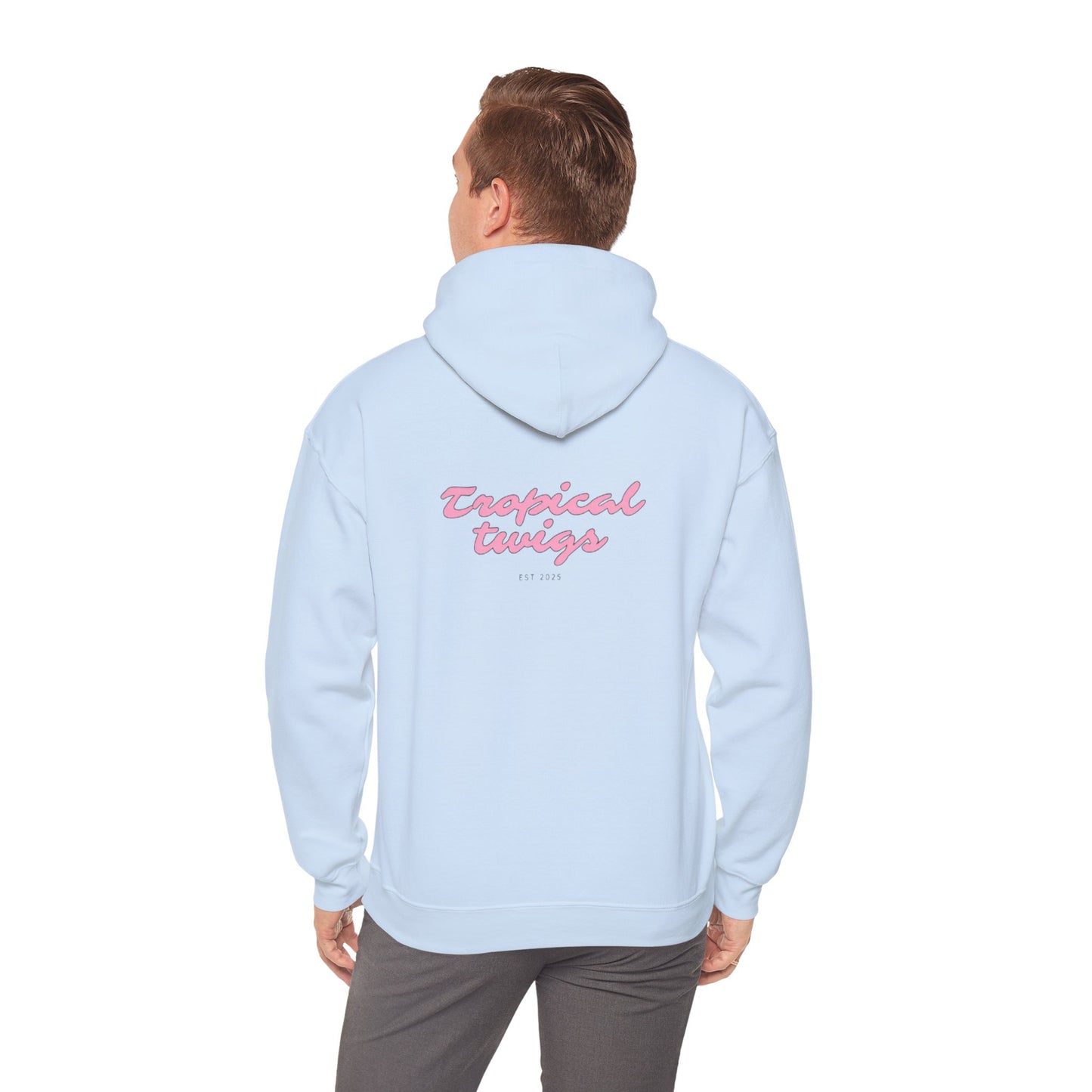 Tropical Twigs Unisex Heavy Blend Hoodie - Casual and Cozy Pullover for Everyday Wear