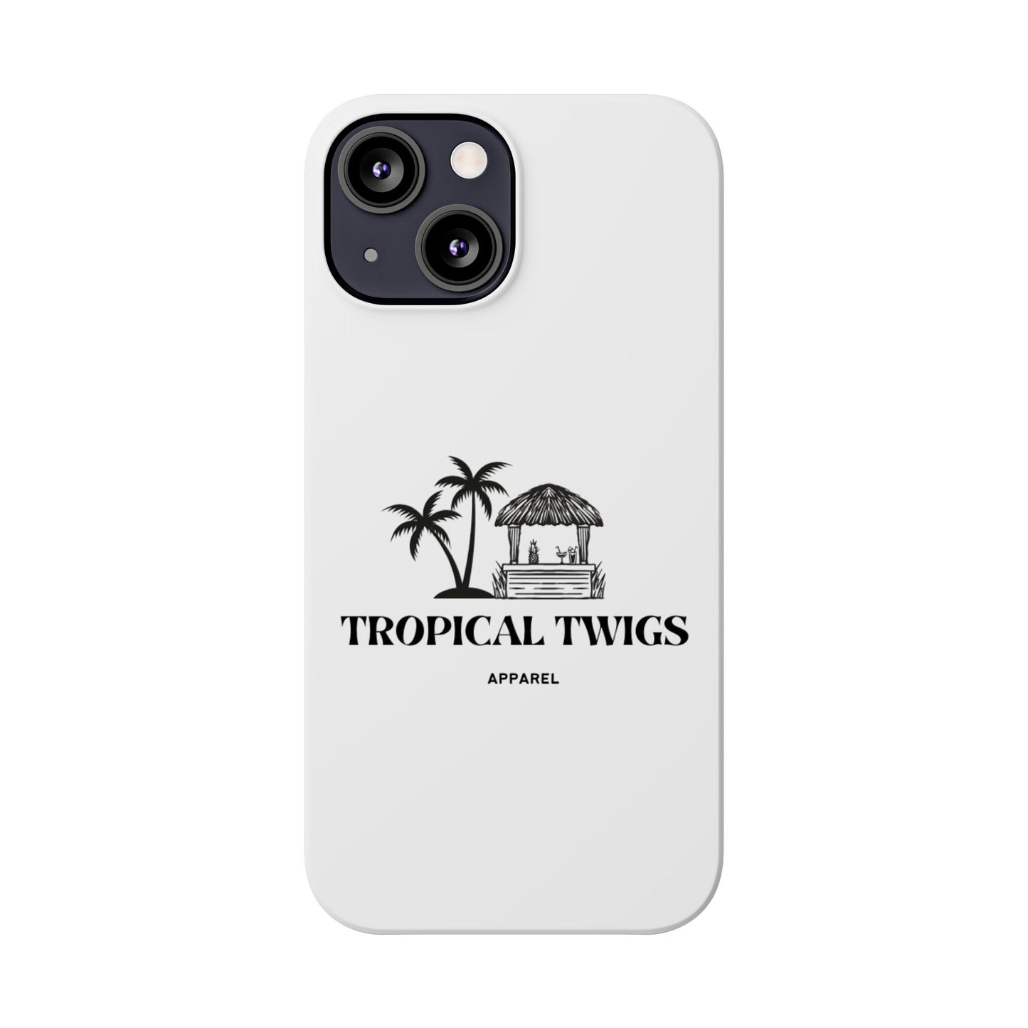 Tropical Twigs Slim Phone Case - Beach Vibes for Summer Adventures