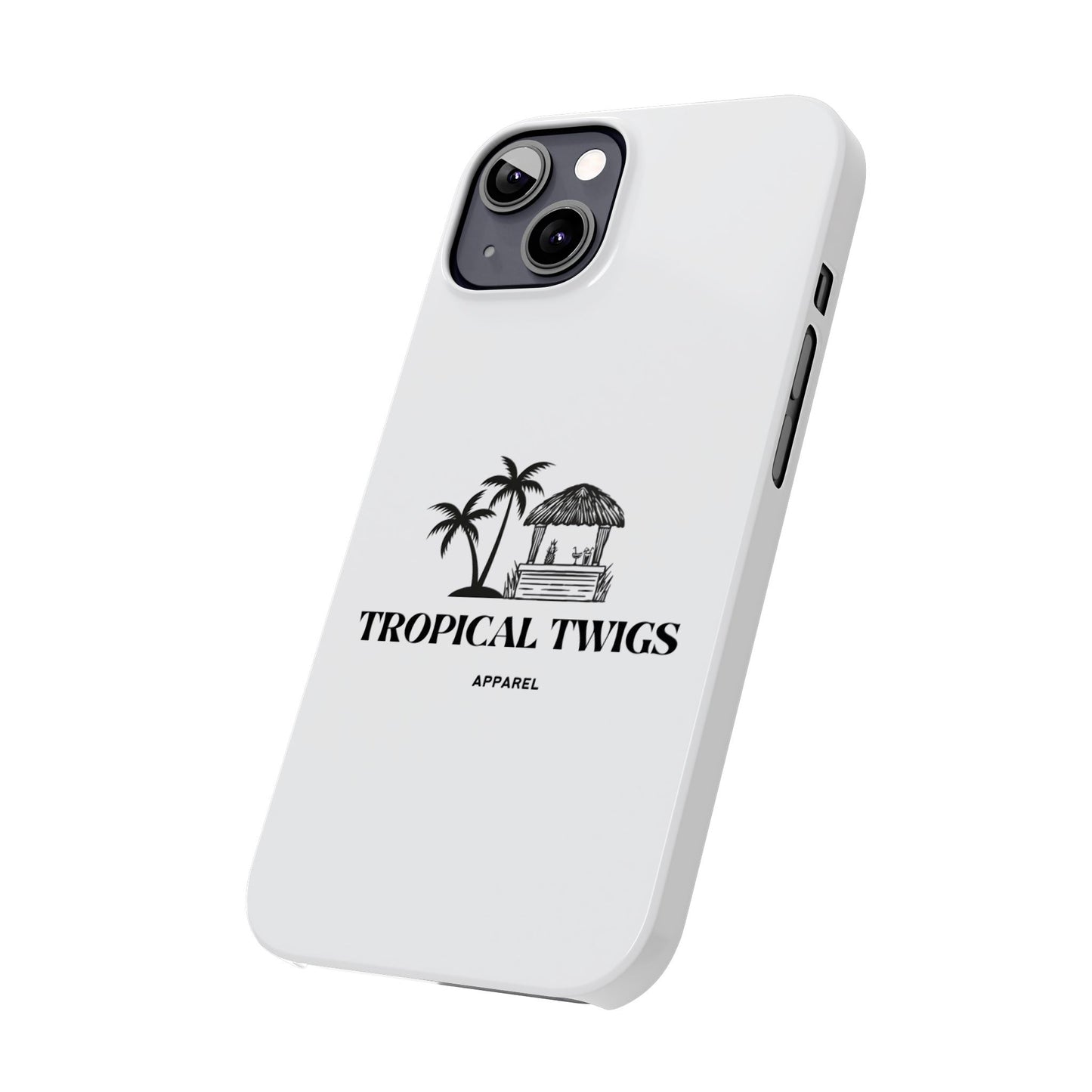 Tropical Twigs Slim Phone Case - Beach Vibes for Summer Adventures