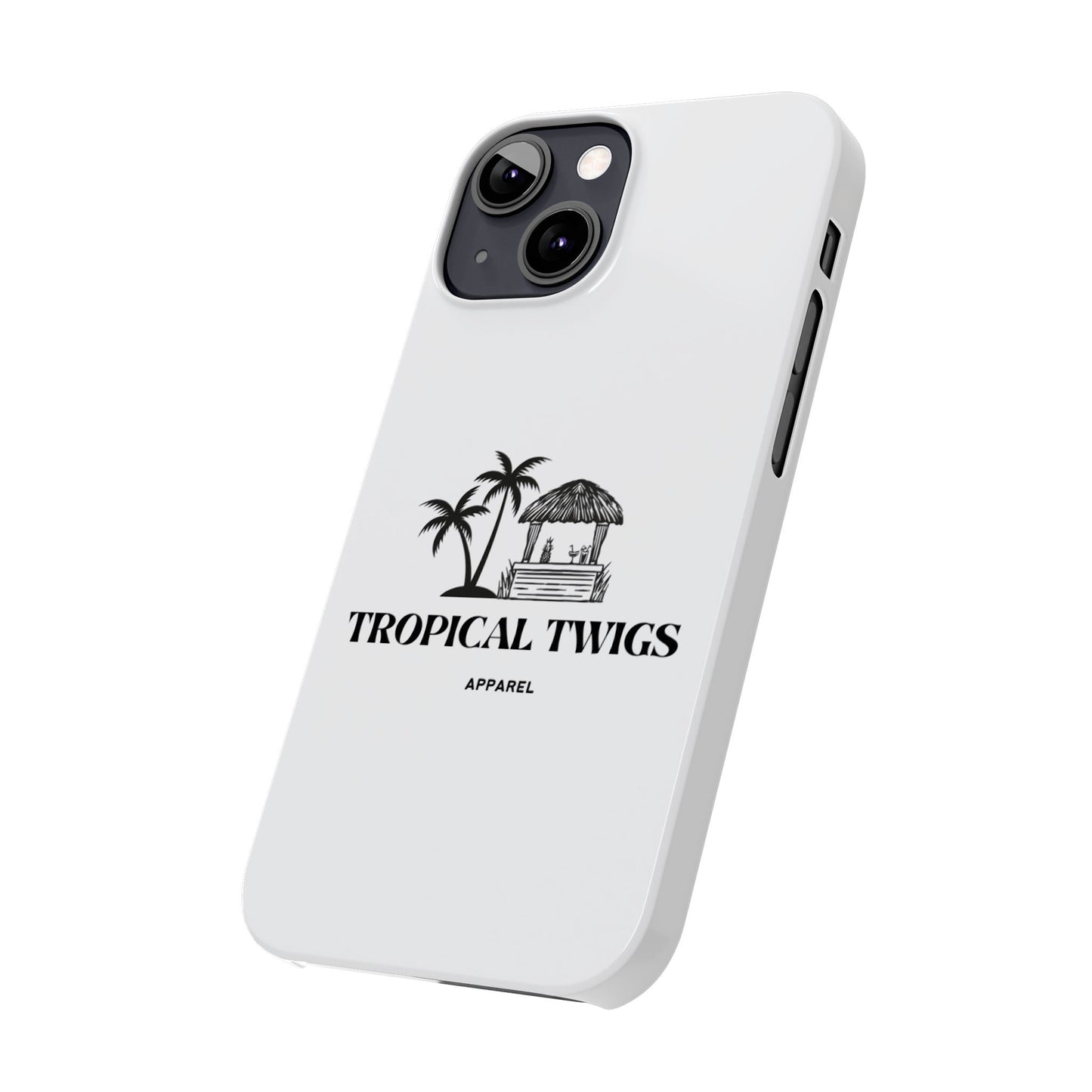 Tropical Twigs Slim Phone Case - Beach Vibes for Summer Adventures