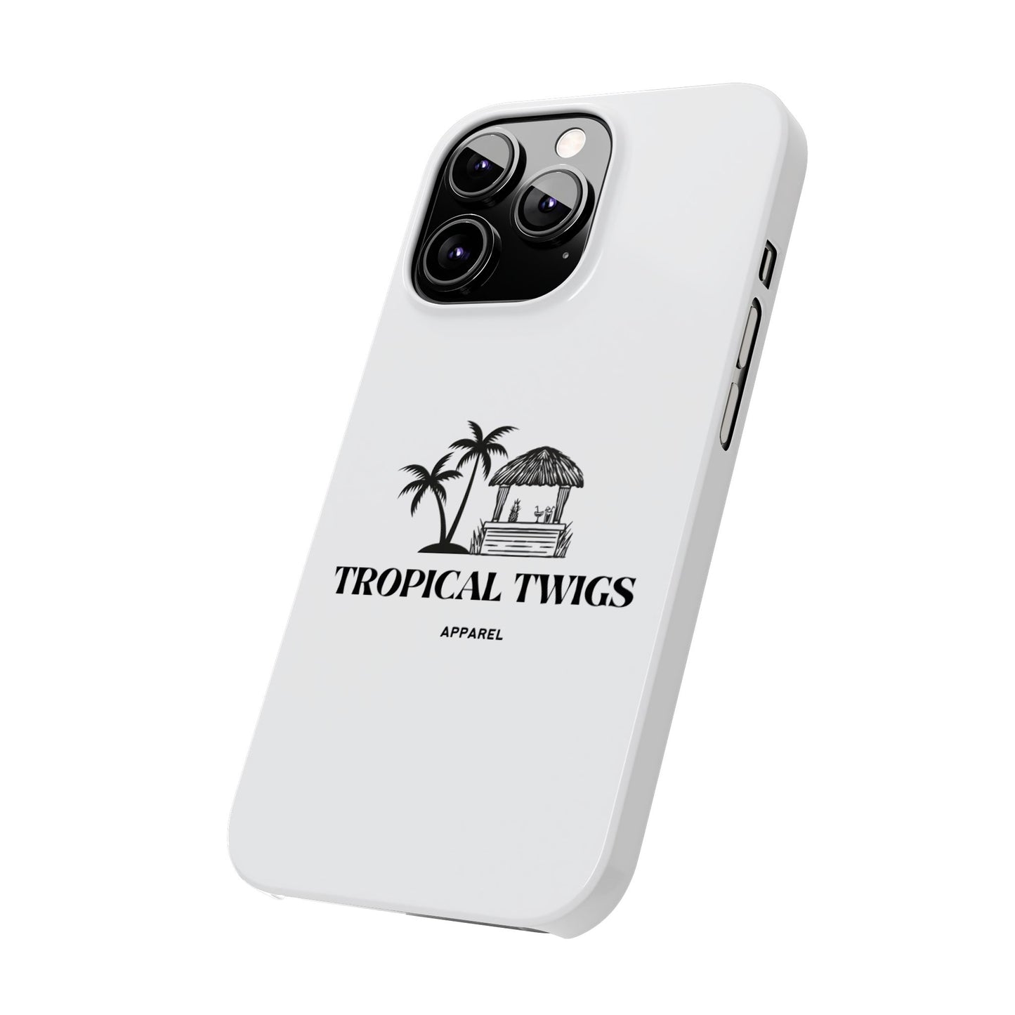 Tropical Twigs Slim Phone Case - Beach Vibes for Summer Adventures